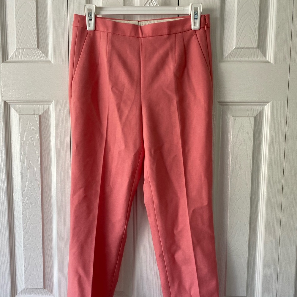 Coral dress pants